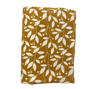 FRALDÃO MULTIUSO FOLHAGENS AMARELA